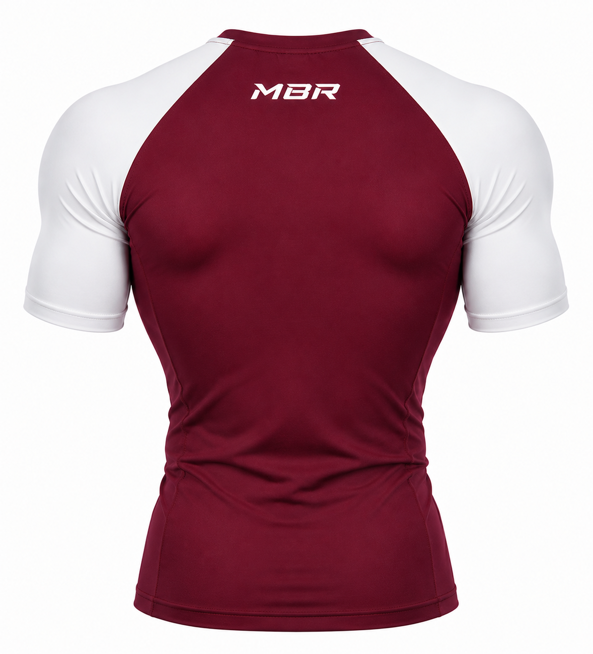 MBR Burgundy Compression Shirt Back
