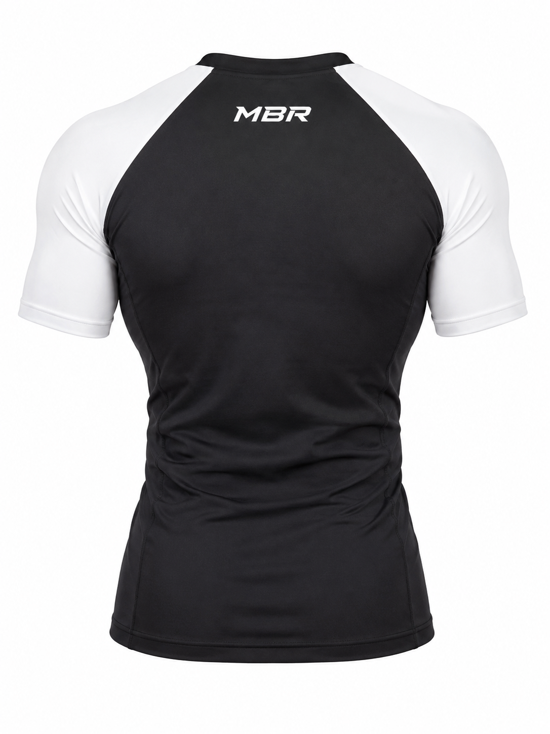 MBR Black and White Compression Shirt Back