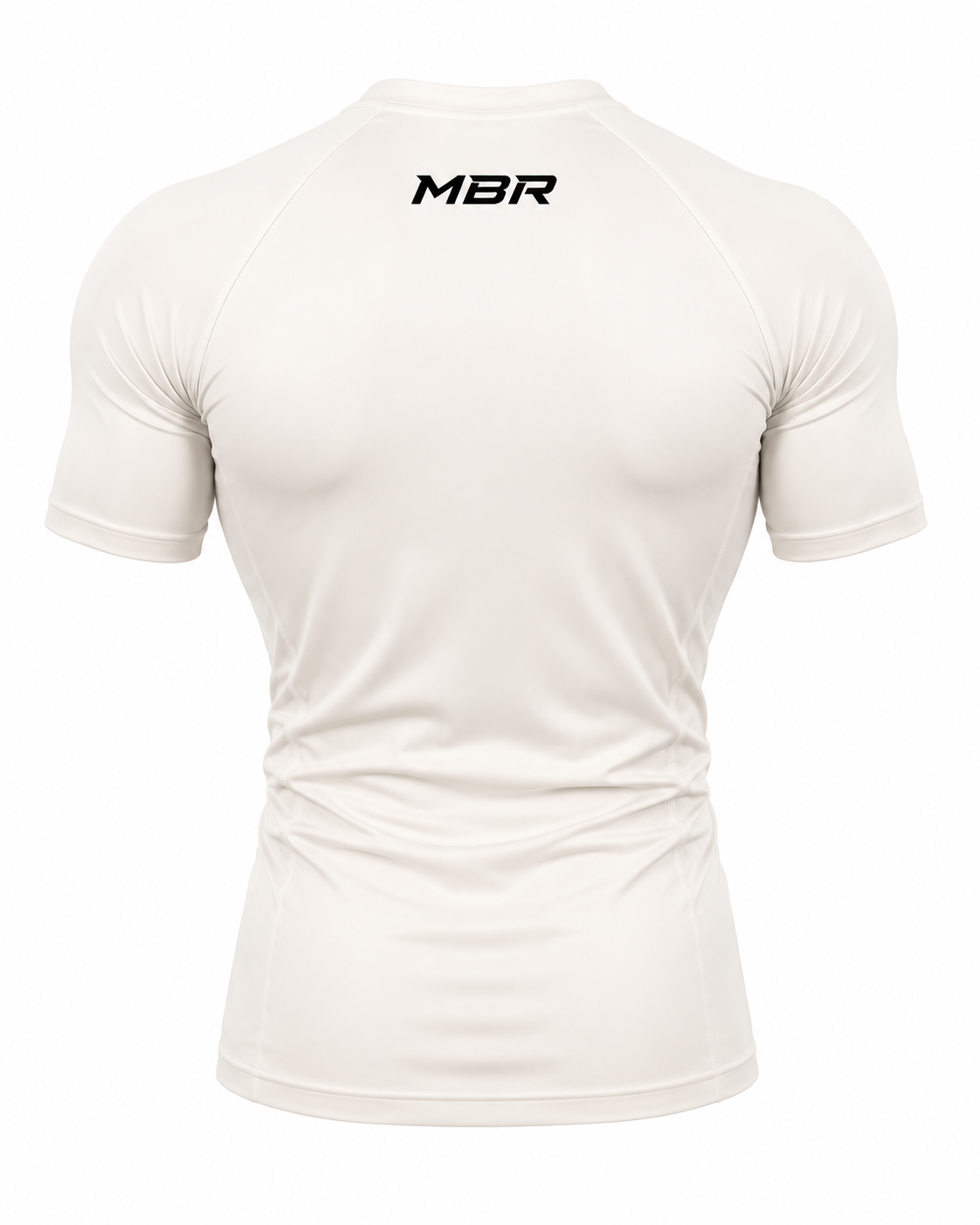MBR Off White Compression Shirt Back Black Print